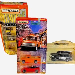 4 New Matchbox Car Lot 8/12 Japan Origins 1962 Nissan Junior Pickup